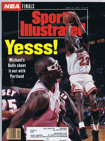 ORIGINAL Vintage June 15 1992 Sports Illustrated Magazine Michael Jordan