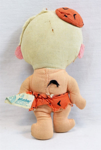 VINTAGE 1972 Knickerbocker Flintstones Bamm Bamm 6.5" Plush Doll