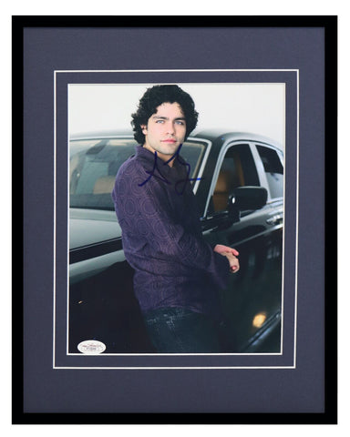 Adrien Grenier Signed Framed 11x14 Photo Display JSA Entourage