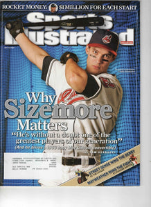 May 14 2007 Sports Illustrated Magazine Grady Sizemore Indians