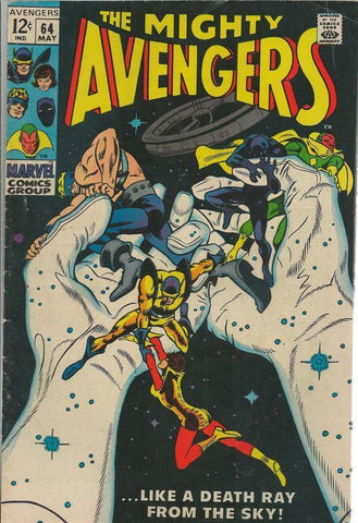 Avengers #64 ORIGINAL Vintage 1969 Marvel Comics