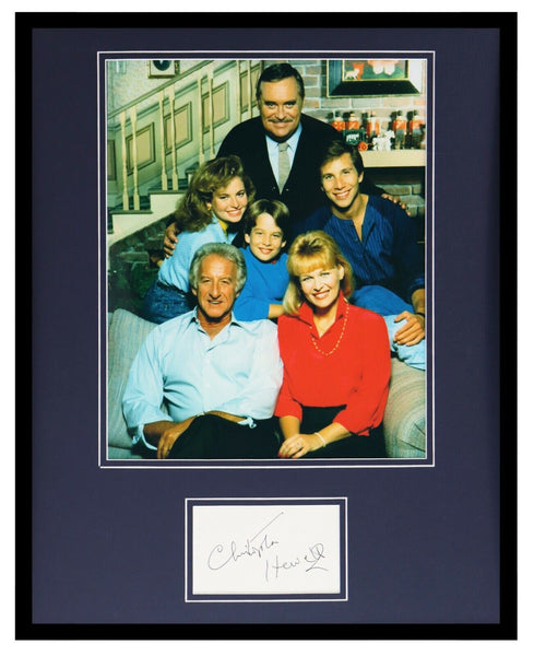 Christopher Hewett Mr Belvedere Signed Framed 16x20 Photo Display