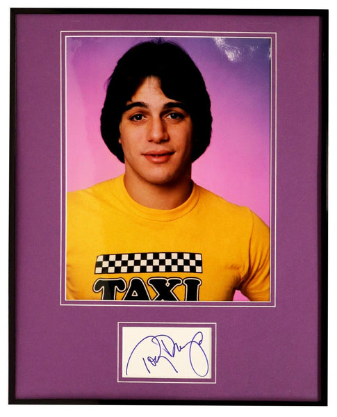 Tony Danza Signed Framed 16x20 Photo Display Who's the Boss Taxi JSA