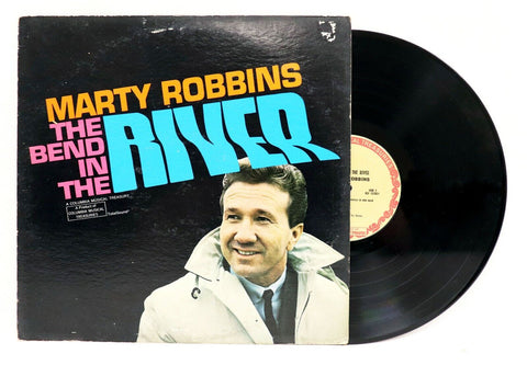 VINTAGE Marty Robbins -The Bend In The River LP Vinyl Record Album DS-445