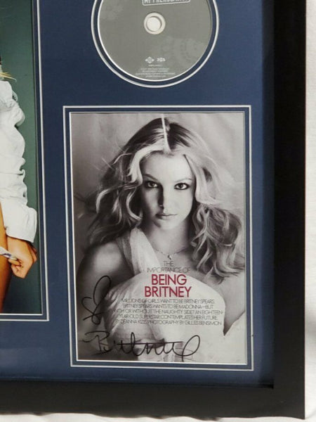 Britney Spears VINTAGE Signed Framed 20x24 My Prerogative CD + Photo Display