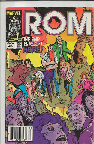 Rom #64 ORIGINAL Vintage 1985 Marvel Comics 