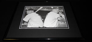 Mickey Mantle Roger Maris Back to Back Framed 11x14 Photo Display Yankees