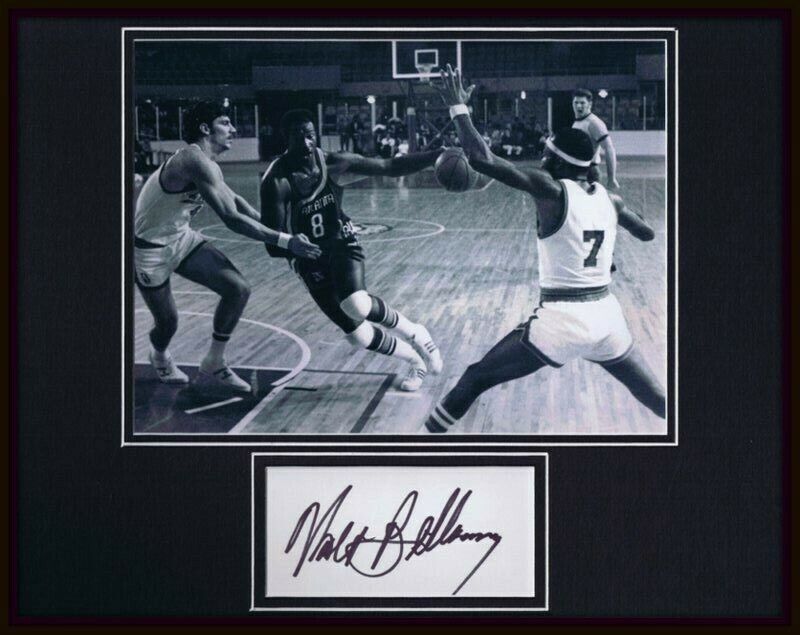 Walt Bellamy Signed Framed 11x14 Photo Display Hawks Indiana