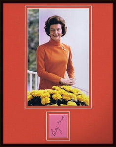 Betty Ford Signed Framed 11x14 Photo Display First Lady Gerald Ford Wife