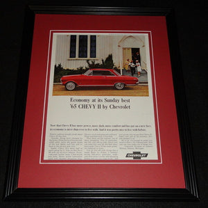 1965 Chevy II Framed 11x14 ORIGINAL Advertisement