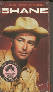 Shane VINTAGE VHS Cassette Alan Ladd Van Heflin