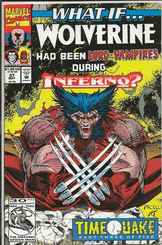 What If #37 ORIGINAL Vintage 1992 Marvel Comics Wolverine