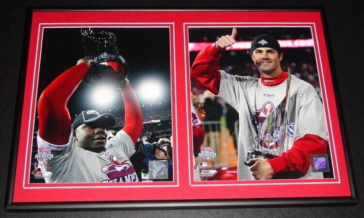 Ryan Howard Cole Hamels Framed 12x18 Photo Set 2008 Phillies World Champions