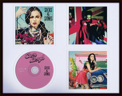 Cher Lloyd Framed 11x14 Sticks & Stones CD Display