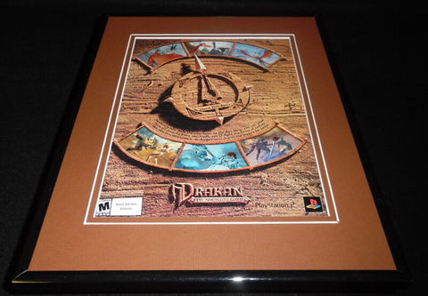 Drakan 2002 PS2 Framed 11x14 ORIGINAL Vintage Advertisement