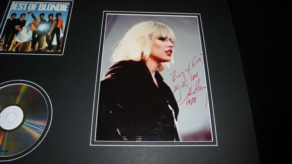 Debbie Harry Signed Framed 16x20 Photo & CD Display JSA Blondie