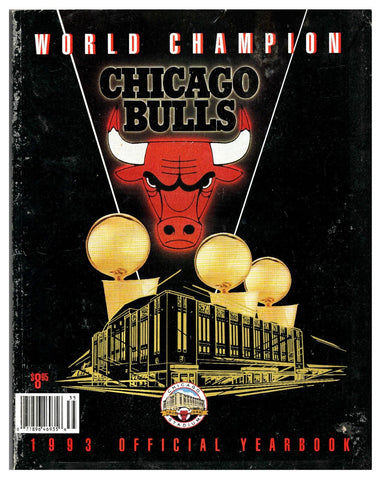 VINTAGE 1993 Chicago Bulls Yearbook Michael Jordan