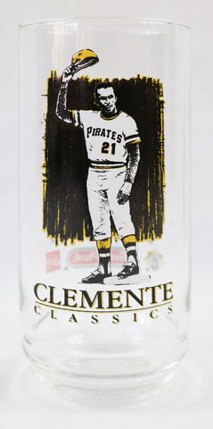 VINTAGE 1994 Eat'n Park Roberto Clemente Commemorative Glass 3000 Hits