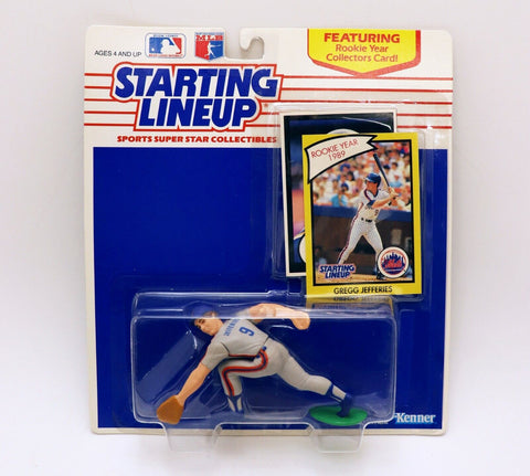 VINTAGE SEALED 1990 Starting Lineup SLU Figure Gregg Jefferies Mets