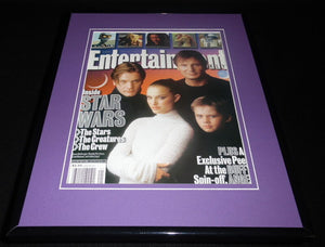 Natalie Portman Star Wars Framed 11x14 ORIGINAL 1999 Entertainment Weekly Cover