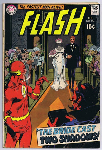 Flash #194 ORIGINAL Vintage 1970 DC Comics 