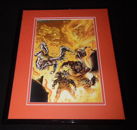 Marvel Zombies Incredible Hulk #111 Framed 11x14 Poster Display 