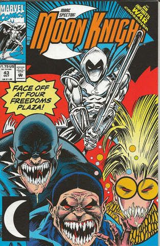 Marc Spector Moon Knight #43 ORIGINAL Vintage 1992 Marvel Comics 