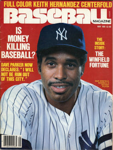 Baseball Magazine VINTAGE May 1981 Dave Winfield Dave Parker