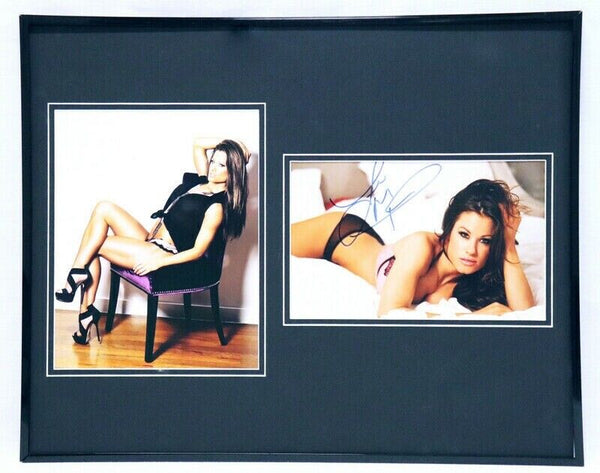 Brooke Adams Tessmacher Signed Framed 16x20 Photo Set AW WWE TNA