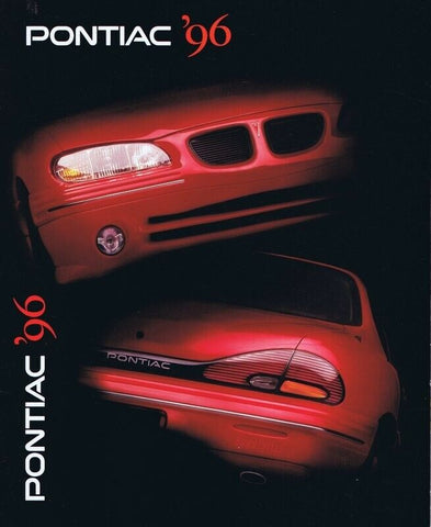 ORIGINAL Vintage 1996 Pontiac Grand Prix Am Sunfire Firebird Brochure Book