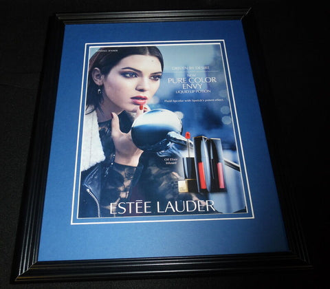 Kendall Jenner 2015 Estee Lauder Framed 11x14 ORIGINAL Advertisement 