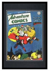 Adventure Comics #113 Superman Santa Framed 12x18 Official Repro Cover Display