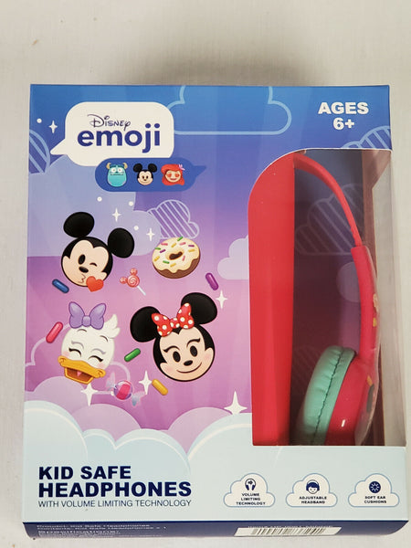 NEW SEALED Disney Emoji Kid Safe Headphones by 1616 Holdings Mickey Mouse