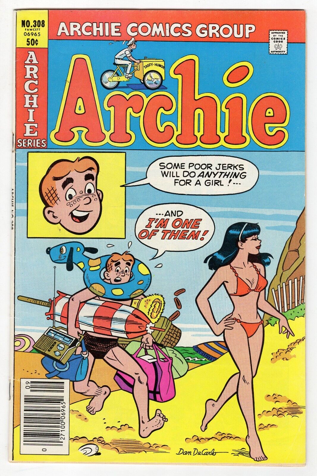 Archie #308 VINTAGE 1981 Archie Comics GGA Veronica Bikini