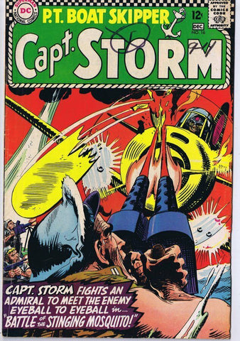 Capt Storm #16 ORIGINAL Vintage 1966 DC Comics 