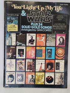 VINTAGE 1977 You Light Up My Life & Star Wars +24 Solid Gold Songs Music Book