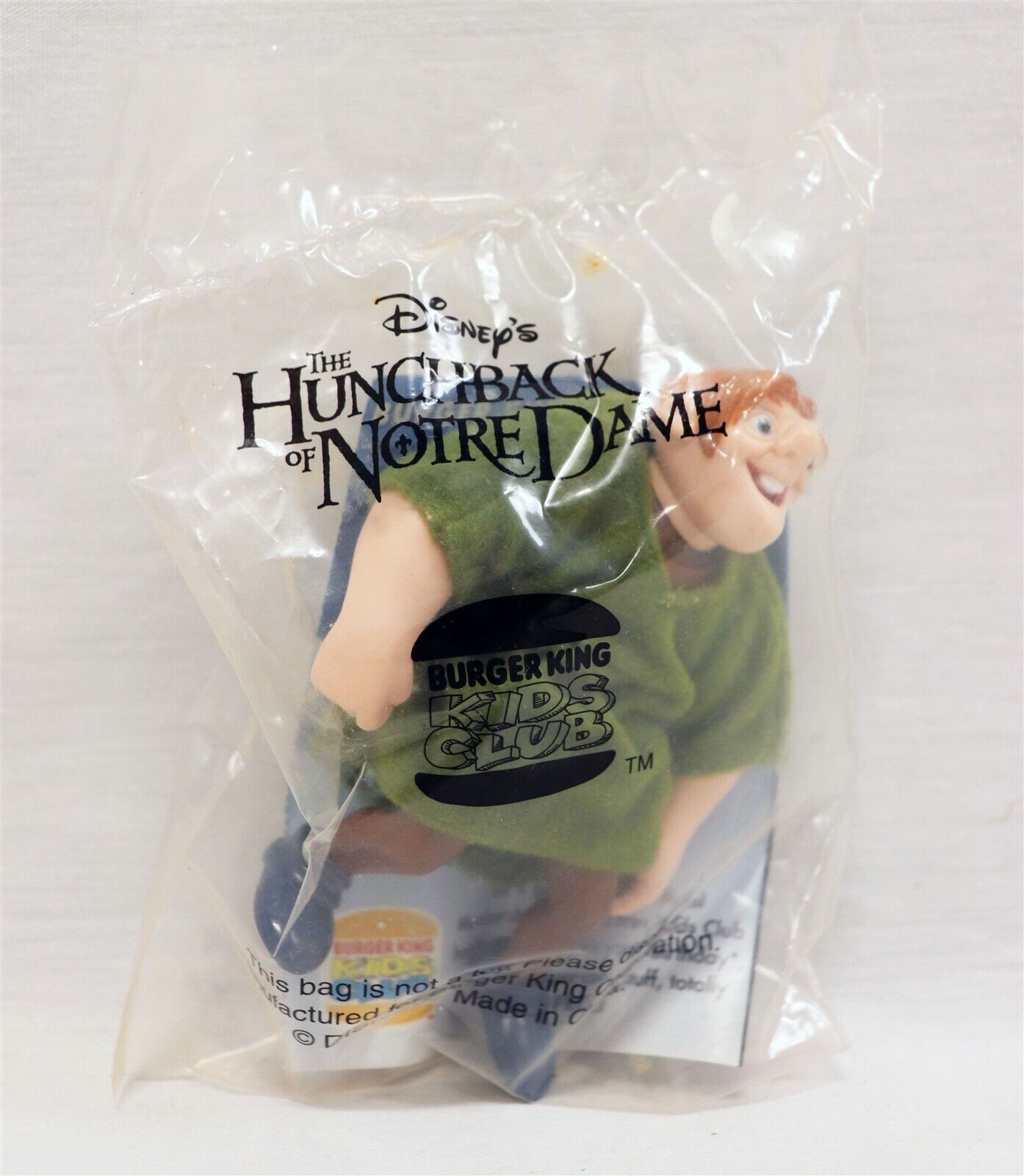 VINTAGE SEALED 1996 McDonald's Hunchback of Notre Dame Figure