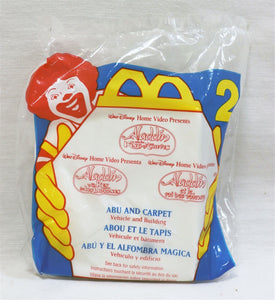 VINTAGE SEALED 1997 McDonald's Aladdin Abu and Carpet Figure