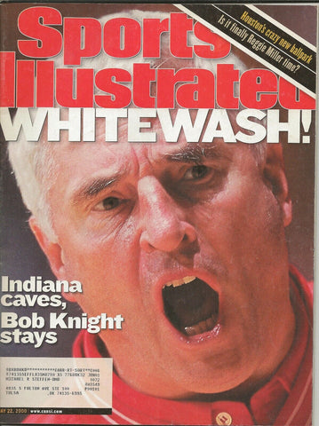 ORIGINAL Vintage May 22 2000 Sports Illustrated Magazine Bob Bobby Knight 