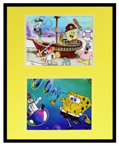 Tom Kenny Signed Framed 16x20 Photo Set AW Spongebob Squarepants 