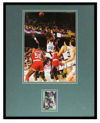 Robert Parish Signed Framed 16x20 Photo Poster Display Celtics The Chief