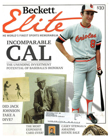 VINTAGE Summer 2007 Beckett Elite Magazine Cal Ripken Orioles