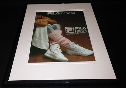 Fila Fitness Footwear 1986 Framed 11x14 ORIGINAL Vintage Advertisement