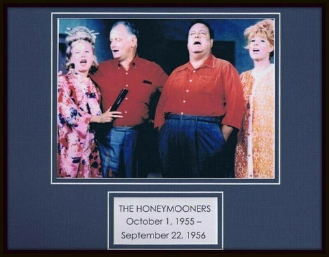 The Honeymooners Cast Framed 11x14 Photo Display Jackie Gleason