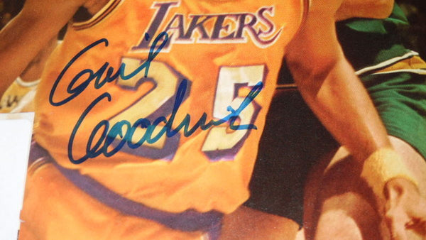 Gail Goodrich Signed Framed 1971 Sports Illustrated Magazine Cover Lakers