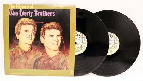 VINTAGE The History Of The Everly Brothers 2x LP Vinyl Record Album  