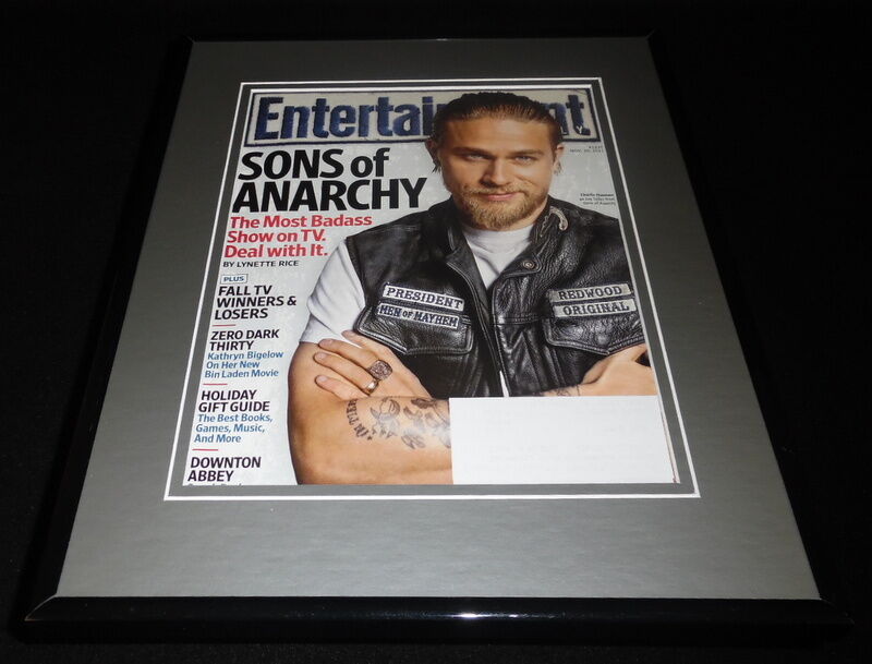 Sons of Anarchy Framed ORIGINAL 2012 Entertainment Weekly Cover Charlie Hunnam