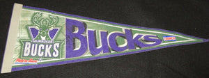 Sam Cassell Signed Vintage 24" Milwaukee Bucks Pennant JSA