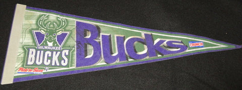 Sam Cassell Signed Vintage 24" Milwaukee Bucks Pennant JSA