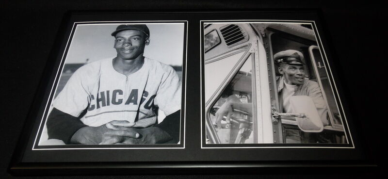 Ernie Banks Framed 12x18 Photo Display Mr. Cub Chicago Cubs